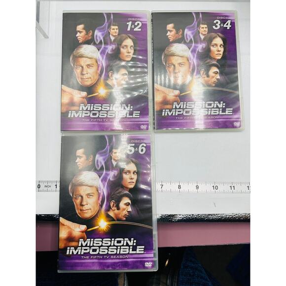 Mission: Impossible – The Fifth TV Season DVD box set Full Screen Leonard Nimoy - Picture 3 of 5